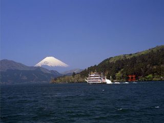 和富士山相逢在箱根